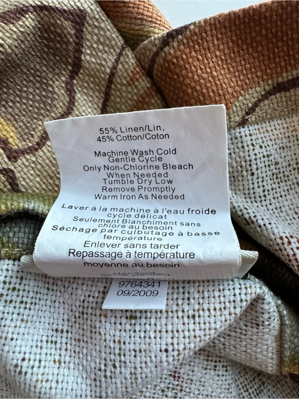 Pottery Barn Simone KING Linen Cotton Duvet Cover + (2) Standard Shams